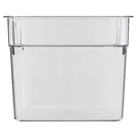 Cambro 6SFSCW-135 - 6 qt Polycarbonate Food Storage Container - Camwear CamSquare (6 per Case) 