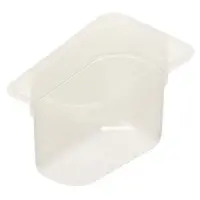 Cambro 94PP-190 - 0.9 qt Ninth-Size Translucent Food Pan (6 per Case) 