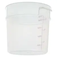 Cambro RFS18PP-190 - 18 qt Polypropylene Round Food Storage Container (6 per Case) 