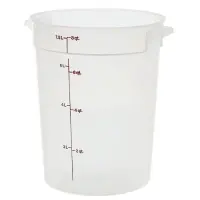 Cambro RFS8PP-190 - 8 qt Polypropylene Round Food Storage Container (12 per Case) 