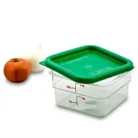 Cambro SFC2-452 - Kelly Green Lid for 2 & 4 qt Camsquare Containers (6 per Case) 