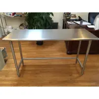 Universal SS3060-CB - 60" X 30" Stainless Steel Work Table W/ Stainless Steel Cross Bar