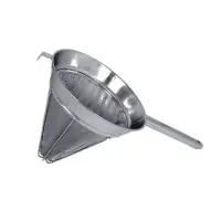 Update International CCB-08R - 8" Extra-Fine Reinforced Stainless Steel Bouillon Strainer