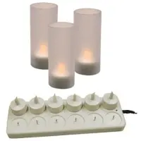 Update International CDL-12S, Rechargeable LED Candles (Pack of 12)