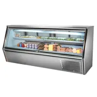 Leader CDL96F - 96" Refrigerated Single Duty Fish Display Case