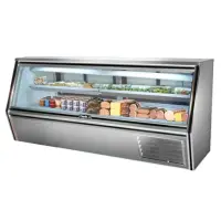 Leader CDL96M - 96" Refrigerated Single Duty Raw Meat Display Case