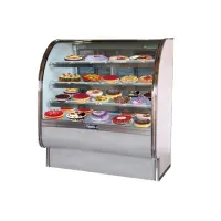 Leader CVK36-D - 36" Curved Glass Dry Bakery Display Case - Counter Height