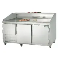 Leader DR72-M - 72" Refrigerated Pizza Dough Retarder Marble Top Table