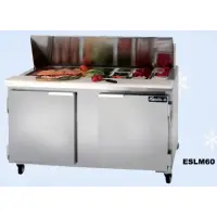 Leader ESLM60 - Two Door 60" Refrigerated Sandwich Prep Table - NSF Certified