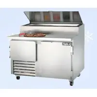 Leader ESPT48-M - Two Door 48" Pizza Prep Table - NSF Certified - Marble Top