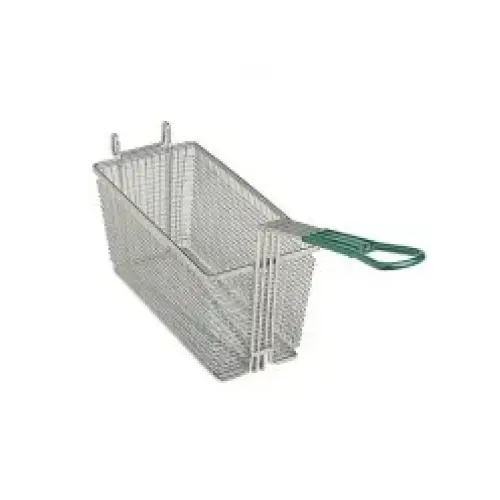 Update International FB-126PH - 9.13" x 6.63" x 25.5" - Nickel Plated - Rectangular - Wire Fry Basket