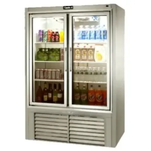 Leader PS48 - 48" Swinging Glass Door Reach In Refrigerator 