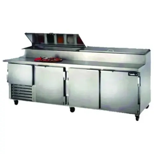 Leader ESPT96-M - 96" Pizza Prep Table - NSF Certified - Marble Top