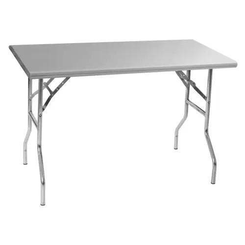 Folding Stainless Steel Work Table - 24" x 60"