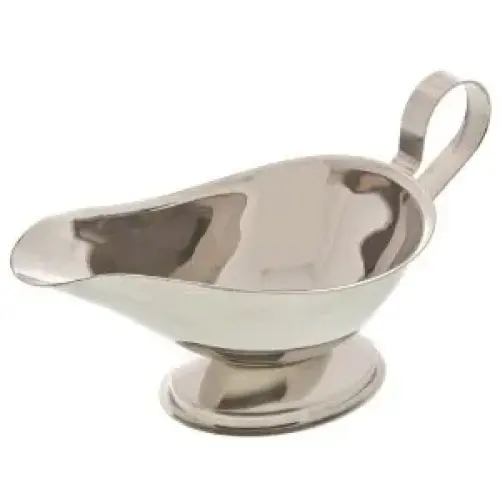 Update International GB-5 - 2.5" x 3" x 7" - Stainless Steel - Gravy Boat