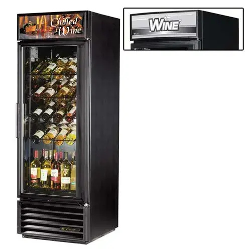 True GDM-23W - 27" Glass Door Reach In Wine Refrigerator