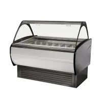 Universal 16 Pan Gelato Display Case Merchandiser Dipping Cabinet 