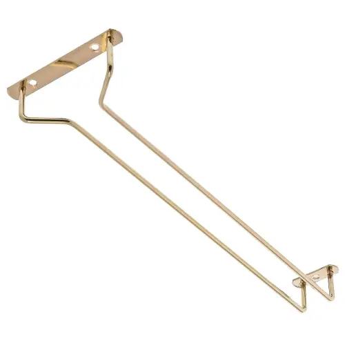 Update International GHB-16 - 1.25" x 4.5" x 16.25" - Brass Plated - Glass Hanger