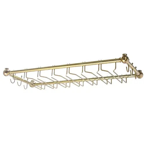 Update International GHBR-3614 - 7.5" x 14.75" x 35.5" - Glass Hanger Rack 