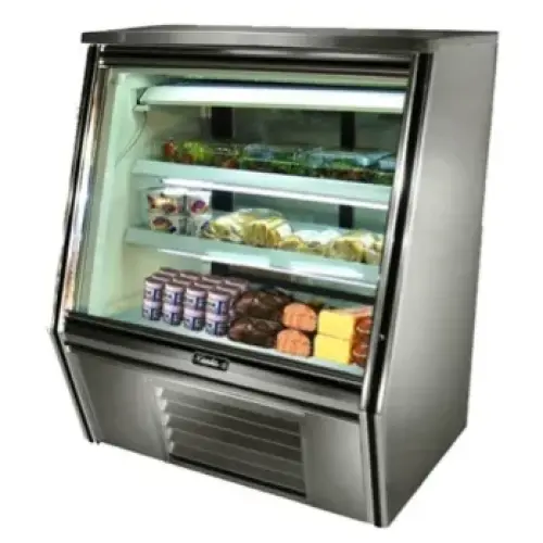 Leader HDL36M - 36" Refrigerated Double Duty Raw Meat Display Case