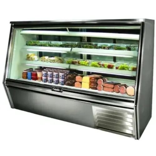 Leader HDL72M - 72" Refrigerated Double Duty Raw Meat Display Case