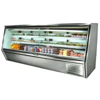 Leader HDL118M - 118" Refrigerated Double Duty Raw Meat Display Case