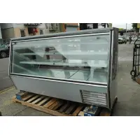 Leader HDL96F - 96" Refrigerated Fish Display Case - Double Duty