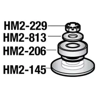 Hobart - HM2-206 - Ball Bearing Parts for Hobart Mixers/Mixers - A120/A200