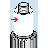 Hobart - HM2-651 - Spacer 3/4" - Worm Wheel Shaft (Not included in HM2-615 Kit) Parts for Hobart Mixers - A120/A200