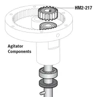 Hobart - HM2-217 - Pinion - Beater (19T) Hobart/Mixers - A120/A200