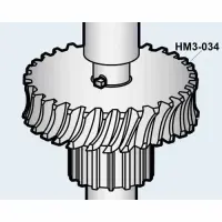 Hobart - HM3-034 -Bronze Gear Worm (29T/60HZ) Transmission Unit for Model D300/Parts for Hobart Mixers