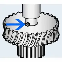 Hobart - HM3-049 - Worm Gear Shaft Key Transmission Unit for Model D300/Parts for Hobart Mixers