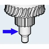 Hobart - HM3-130 - Worm Gear Shaft Transmission Unit for Model D300/Parts for Hobart Mixers