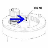 Hobart - HM3-158 - Lower Planetary Key Planetary and Attachment Hub Unit for Model D300/Parts for Hobart Mixers