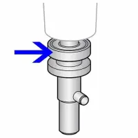 Hobart - HM3-736 - Bottom Agitator Shaft Bearing Planetary and Attachment Hub Unit for Model D300/Parts for Hobart Mixers