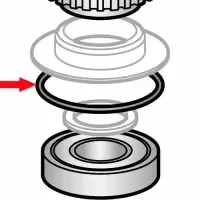 Hobart - HM6-021 - Agitator Shaft "O" Ring/Planetary Units for Models H600, L800, M802, and V1401/Parts for Hobart Mixer