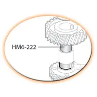 Hobart - HM6-222 - Planetary Shaft/Parts for Hobart Mixer Models - H600/P660/L800/M802/V1401/