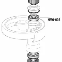 Hobart - HM6-636 - Upper Agitator Bearing/Planetary Units for Models H600, L800, M802, and V1401/Parts for Hobart Mixer