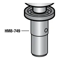 Hobart - HM8-749 - Agitator Shaft Assembly includes HM6-723, HM6-741, HM6-744, and HM8-717/Planetary Units for Models H600, L800, M802, and V1401/Parts for Hobart Mixer