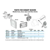 Hobart - HM2-160 - Yoke Shifter Parts for Hobart Mixers - A120/A200/D300