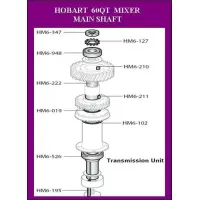 Hobart - HM6-102 - Chimney "O" Ring/Parts for Hobart Mixer Models H600/P660/L800/M802/V1401