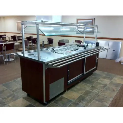 Universal Coolers RBT4SC - 3 Well Refrigerated Buffet Table - Cold Food