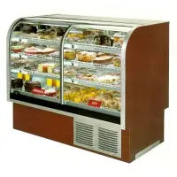 Marc SPL-48 - 48" Combination Bakery Display Case - Curved Glass