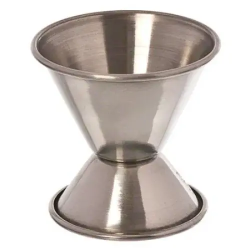 Update International JI-1 - 2.13" x 2" x 2" - Stainless Steel - Dual Sided Jigger