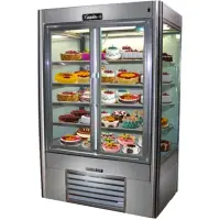 Leader NPS60DS - 60" Swinging Glass Door Refrigerator - Four View