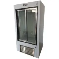 Leader LS38 - Two Door 38" Reach In Refrigerator - Sliding Glass Doors