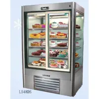 Leader LS48DS - 48" Sliding Glass Door Refrigerator - Four View 