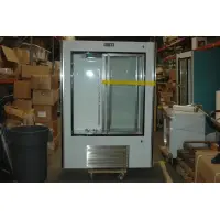 Leader LS54 - Two Door 54" Sliding Glass Door Reach In Refrigerator