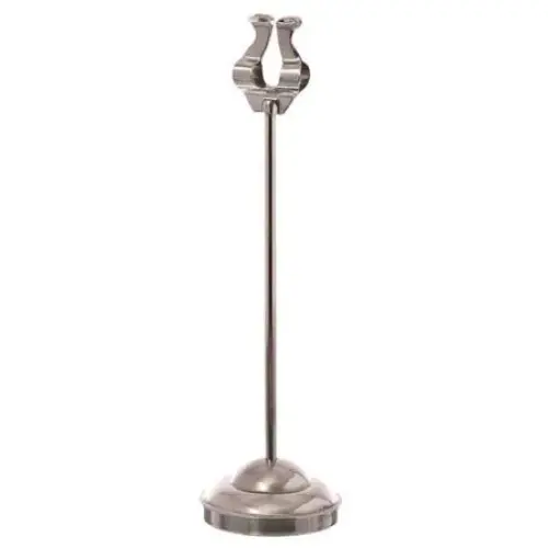 Update International MCH-8 - 8" x 2.25" x 2.25" - Stainless Steel - Menu/Card Stand