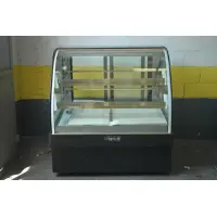 Leader MCB48-D - 48" Curved Glass Dry Bakery Display Case - Marble